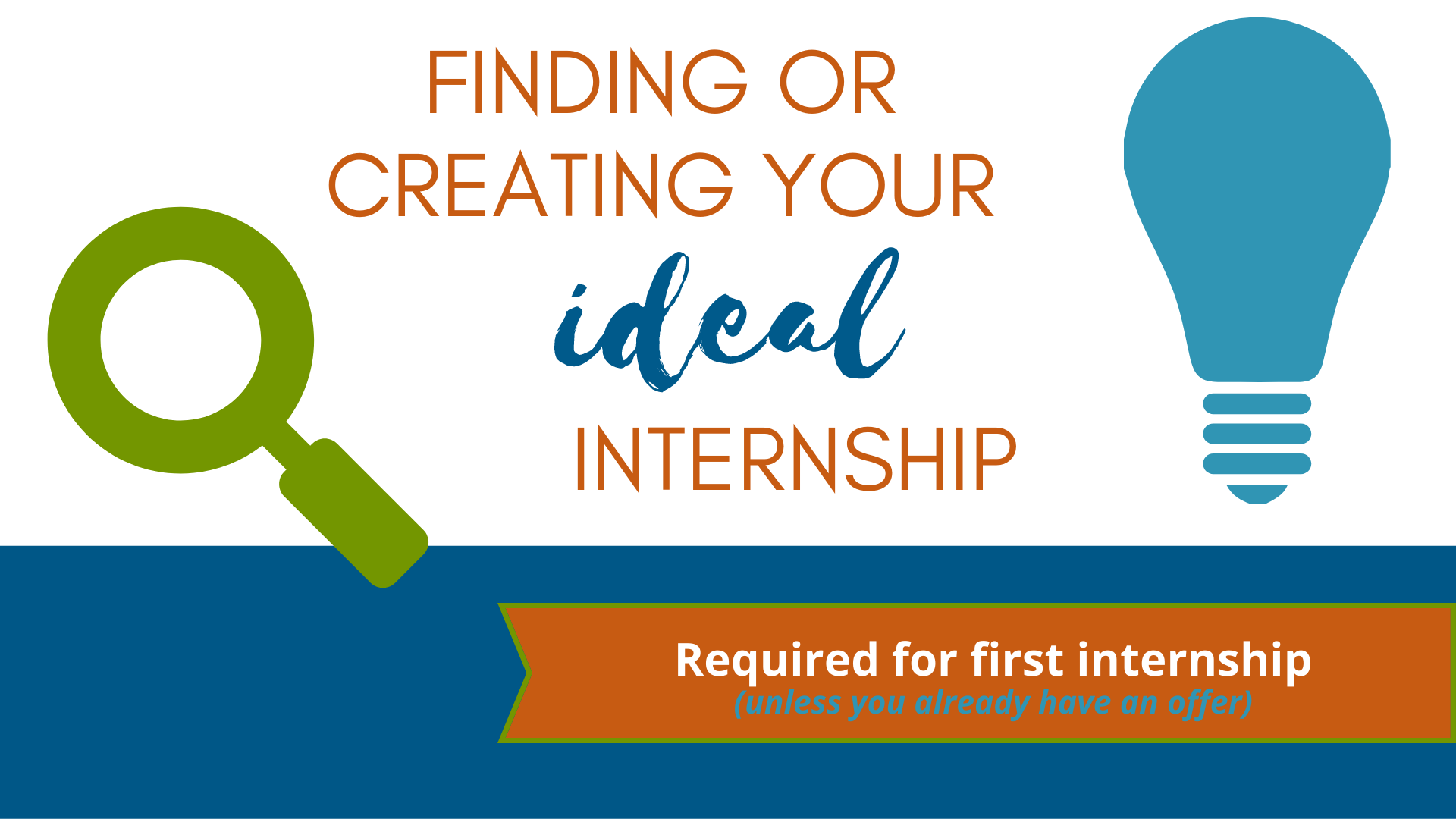 Finding or Creating Your Ideal Internship