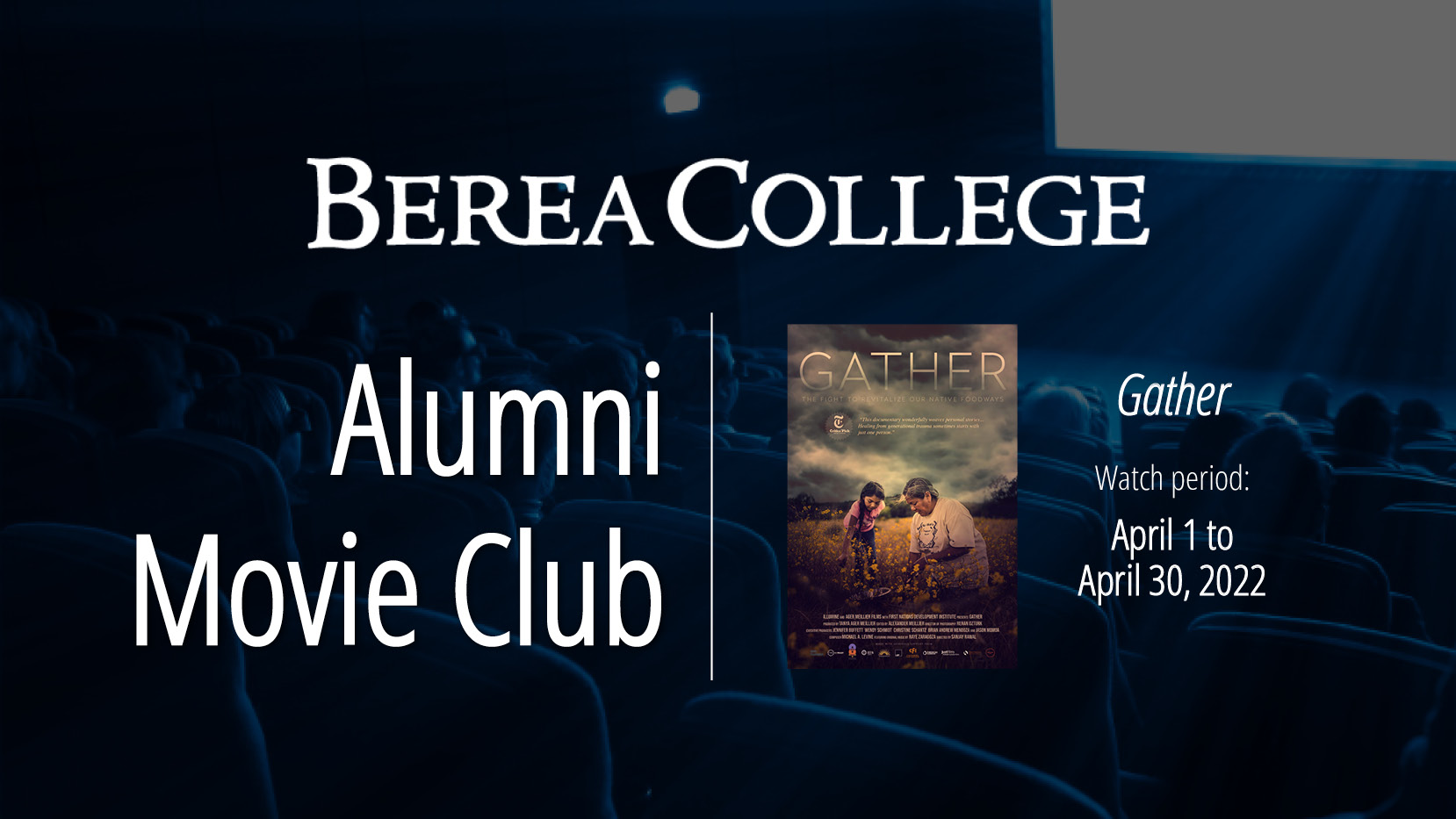 April Alumni Movie Club Gather