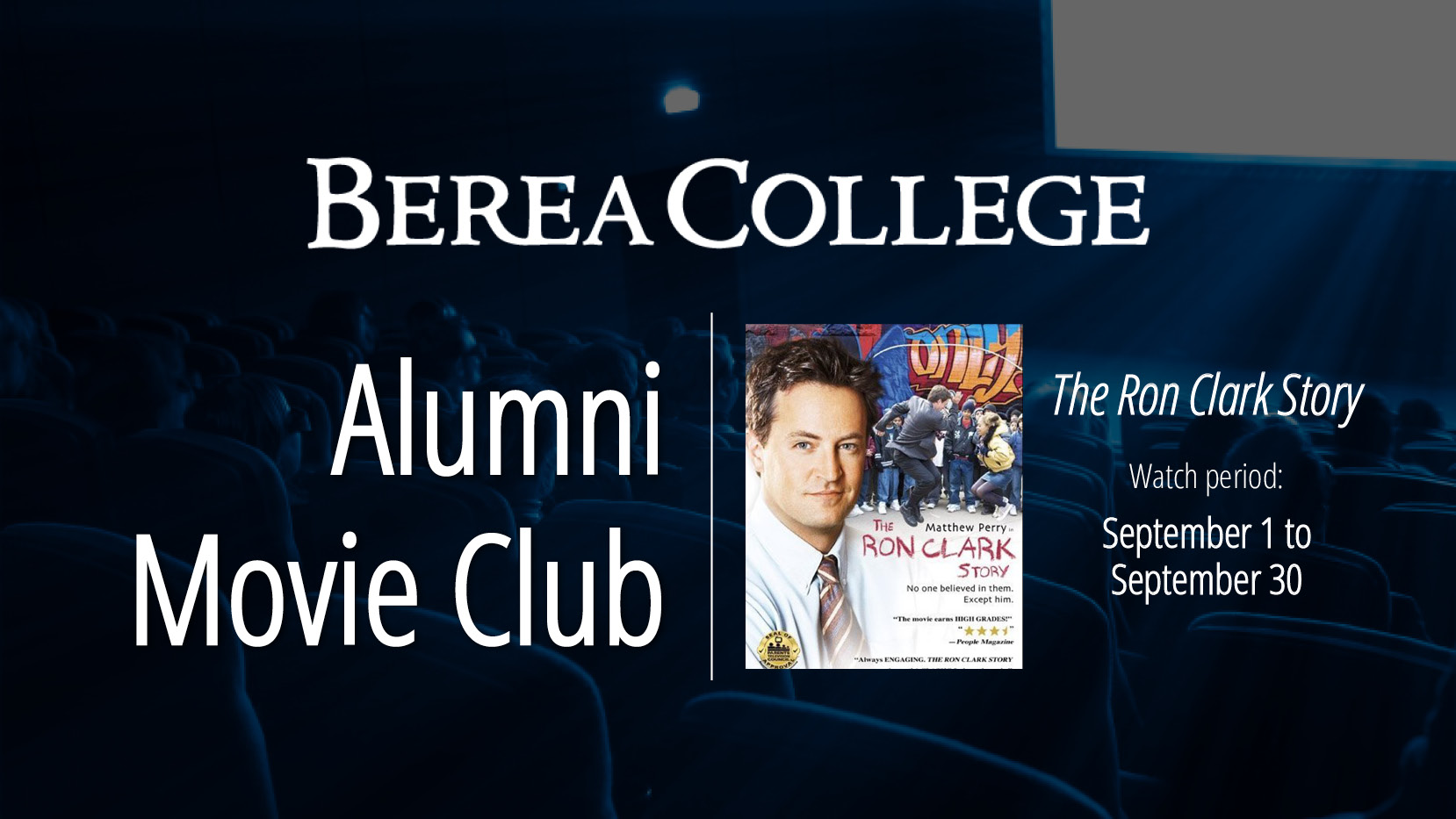 September Alumni Movie Club